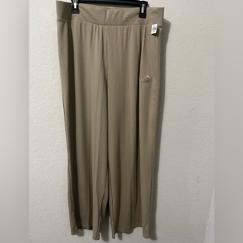 Puma Women's Beige Track Pants